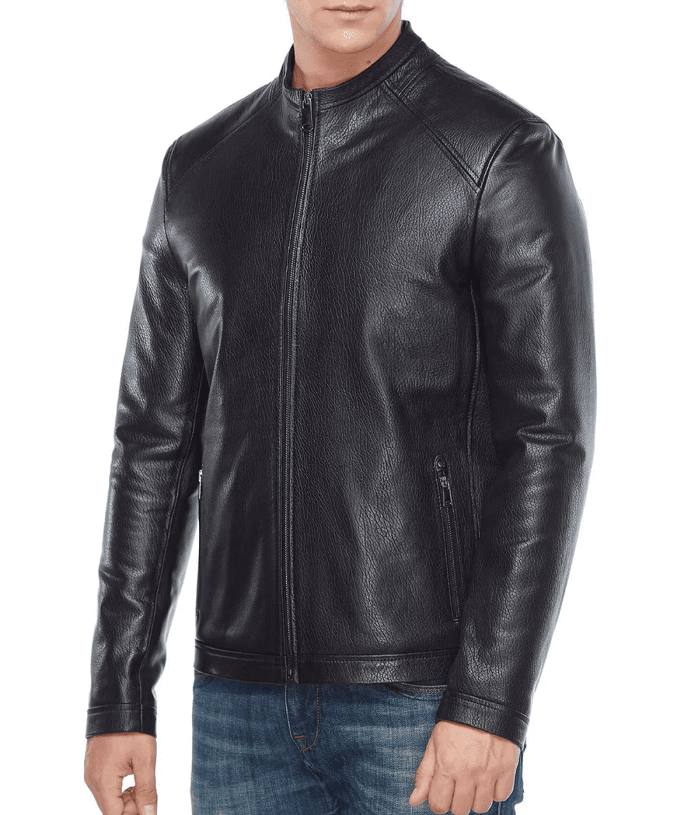 Jumbo Jason Shah Black Leather Jacket