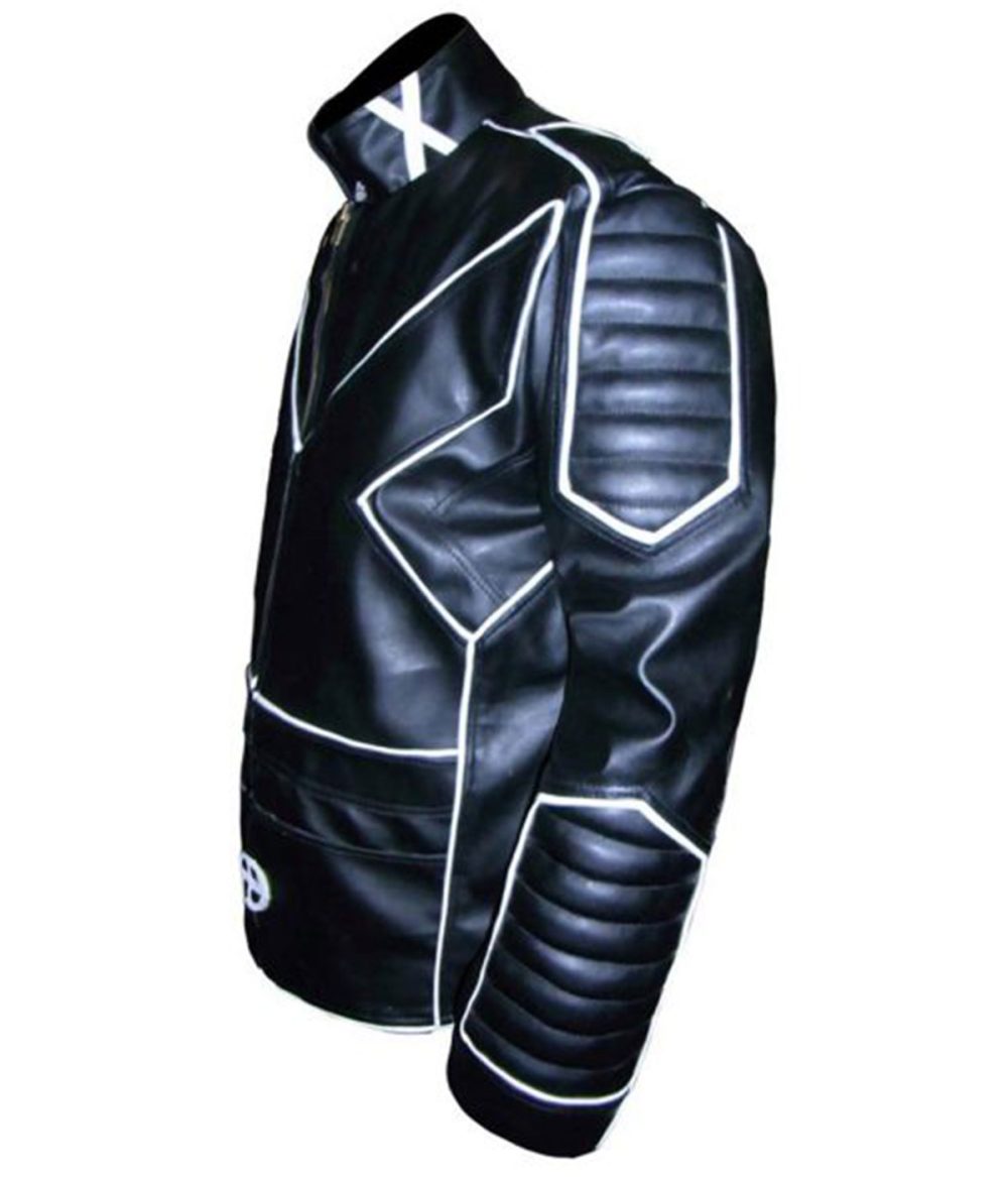 X-Men Wolverine Black Biker Jacket