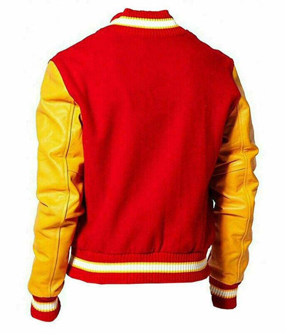 M Logo Letterman Varsity Nova Michael Jackson Thriller Jacket