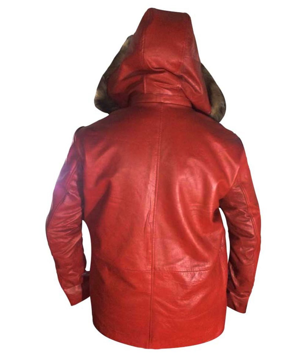 Mens Red Puffer Jacket