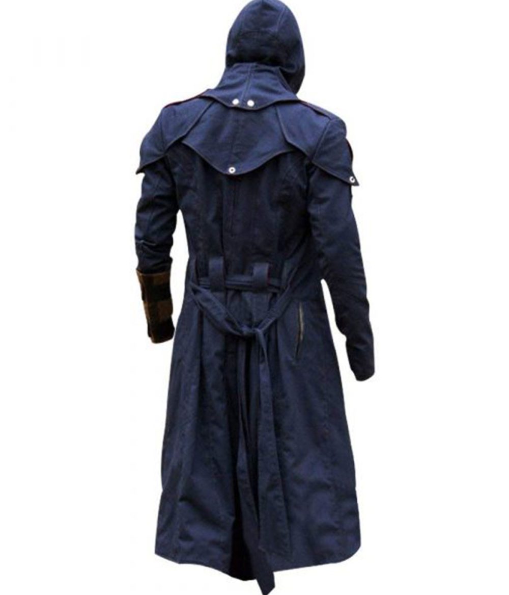 Assassin’s Creed Unity Victor Dorian Denim Cloak Cosplay Hoodie Coat