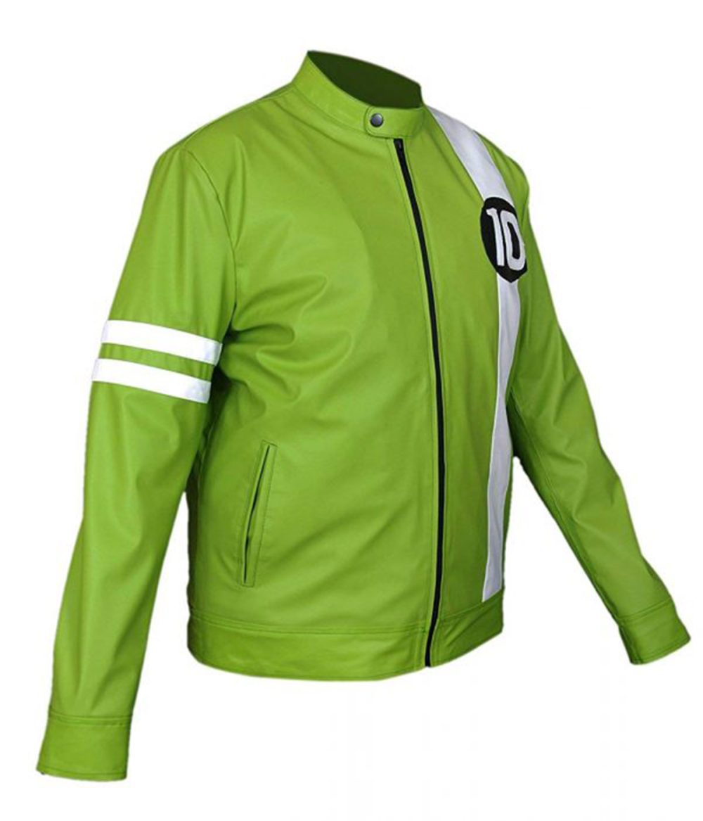 Ben 10 Alien Swarm Leather Jacket