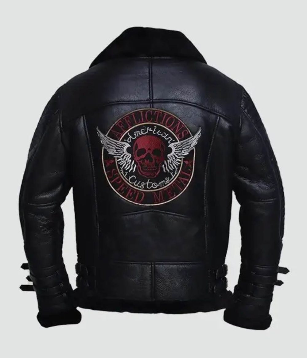 affliction leather jacket