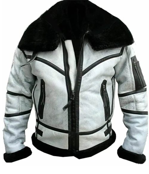 men's aviator bomber jacket