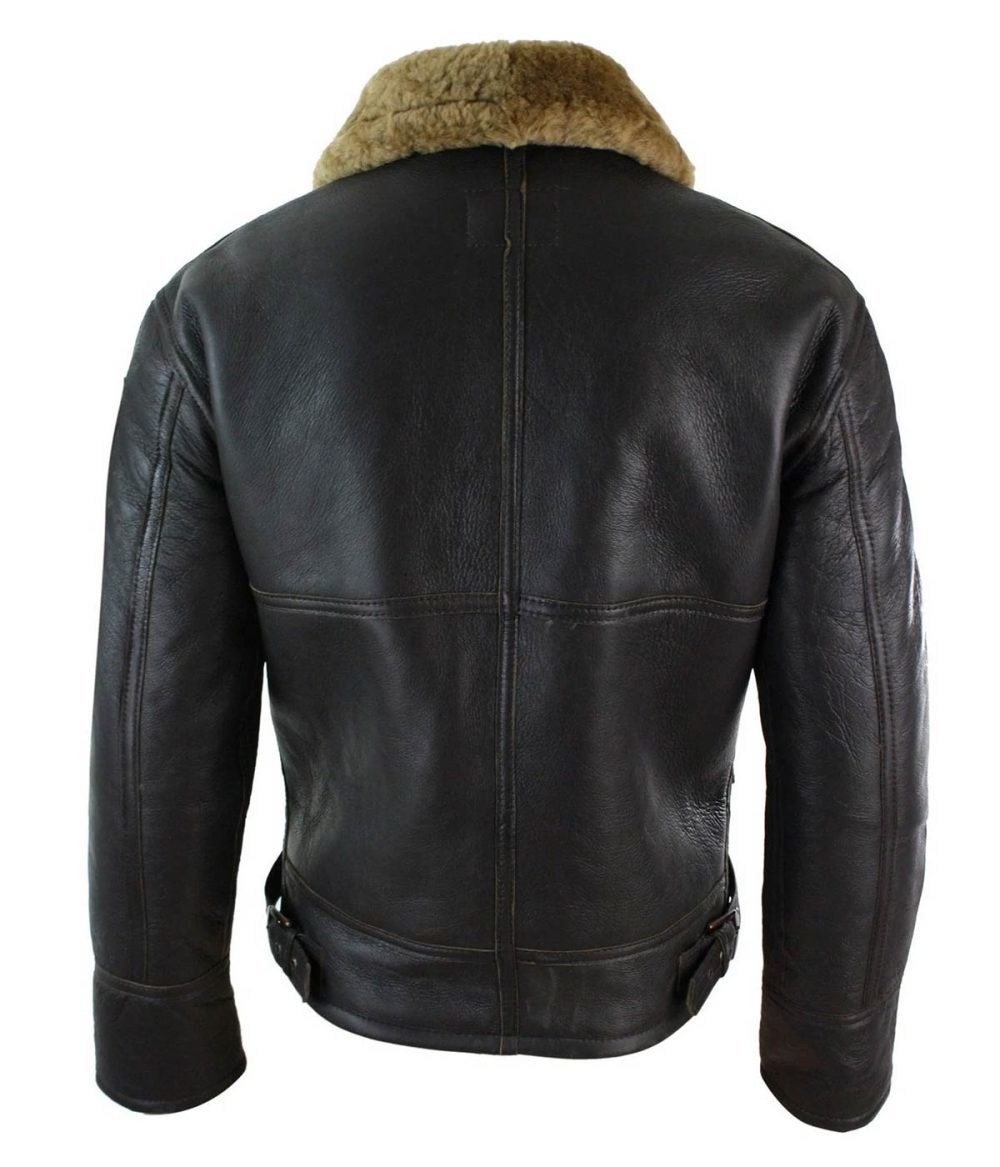 Sherling Sheepskin Original Flying Pilot Jacket Warm Winter