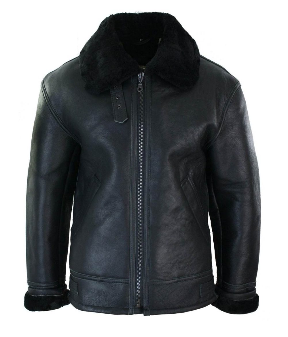 shearling pilot jacket