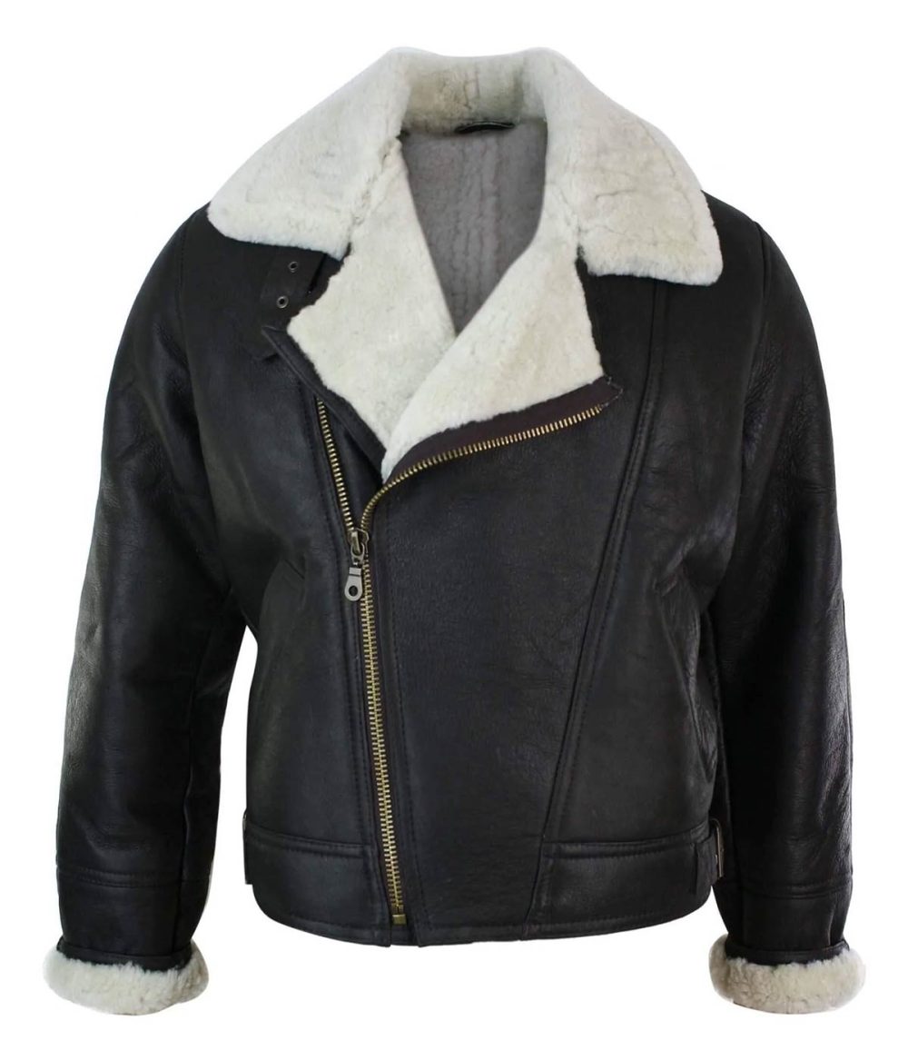 shearling flight jacket