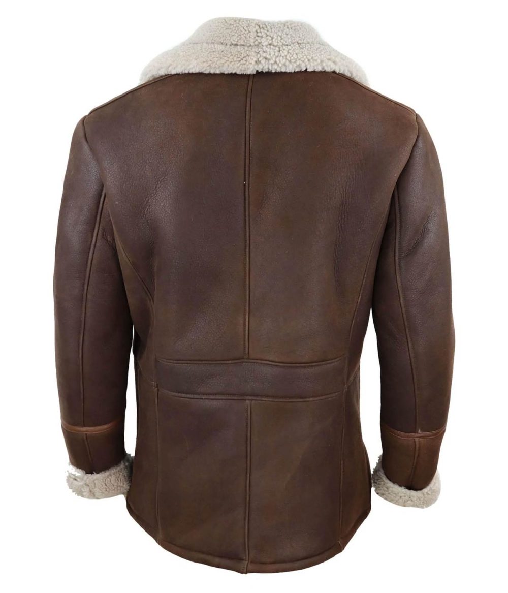 Brown Mens Sheepskin Jacket