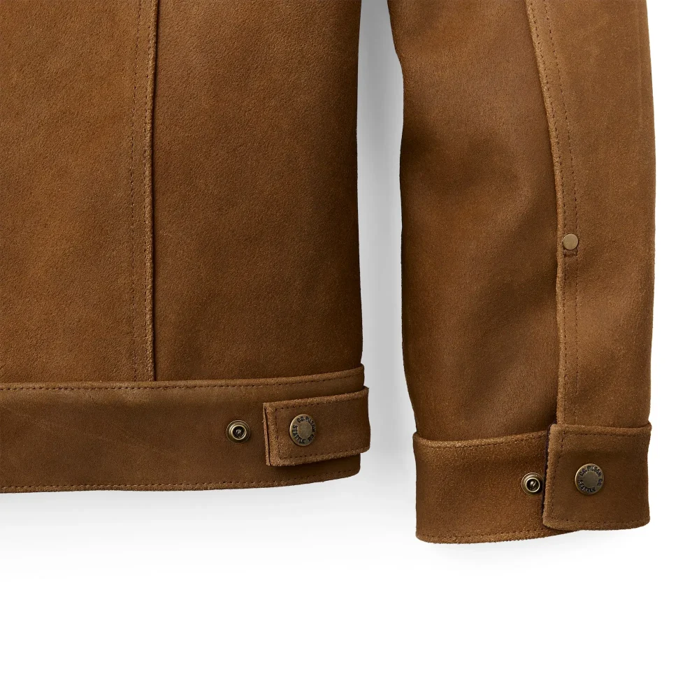 Short Cruiser Roughout Leather Jacket