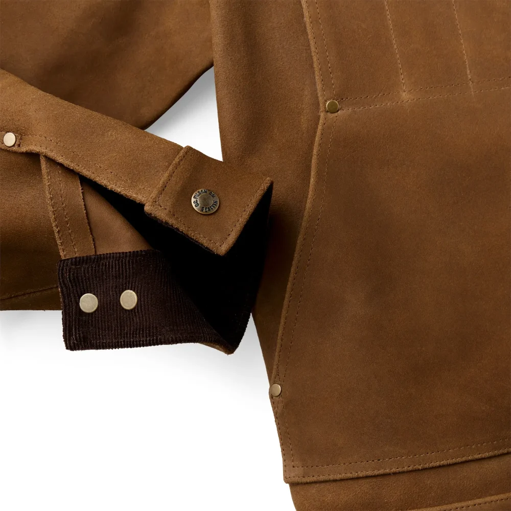 Short Cruiser Roughout Leather Jacket