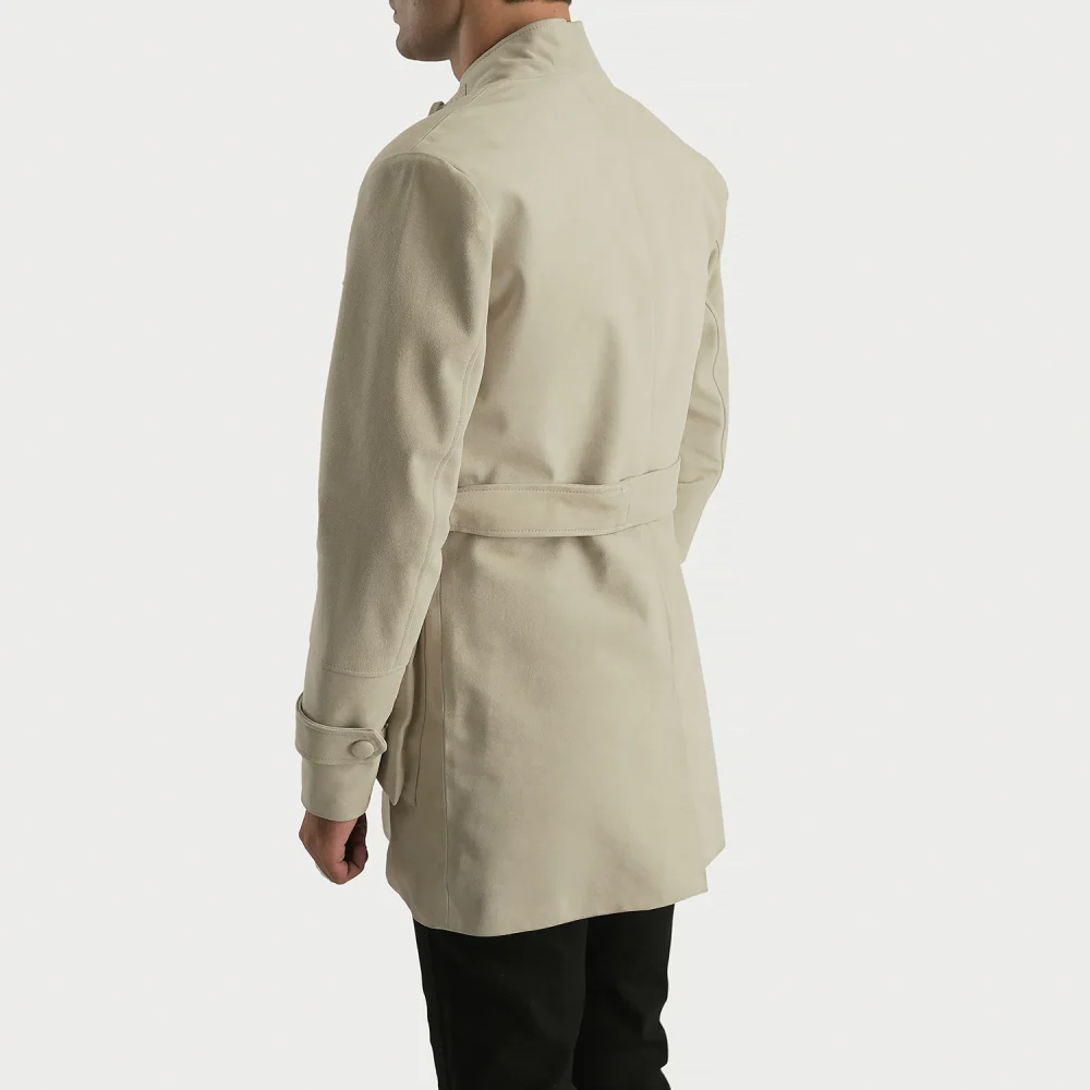 Dolf Off-White Suede Jacket