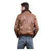 Aviator Jacket Brown Leather​ Back
