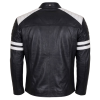 Black And White Leather Jacket Back