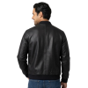 Black-Leather-Bomber-Jacket-Back Black Leather Bomber Jacket Back