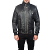 Black-Leather-Jacket-Bomber Black Leather Jacket Bomber