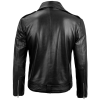 Black Leather Jacket For Men Back