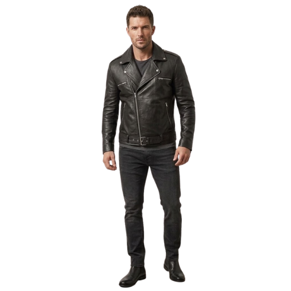 Black-Leather-Jacket-For-Men-Model Black Leather Jacket For Men Model