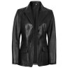 Black Leather Jacket Long