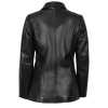 Black Leather Jacket Long Back