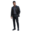 Black Leather Jacket Long Model