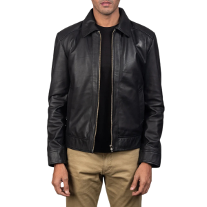 Black Leather Jacket Men