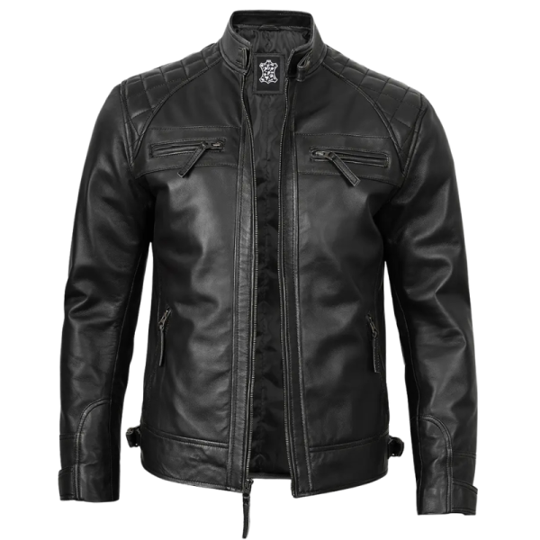 Black Leather Jacket Mens