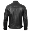 Black Leather Jacket Mens Back