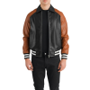 Brown And Black Leather Jacket