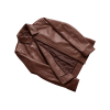 Brown Color Leather Jacket​ Back