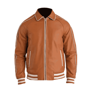 Brown Jacket For Men's Leather