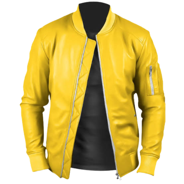 Butter-Yellow-Leather-Jacket Butter Yellow Leather Jacket