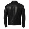 Casual-Black-Leather-Jacket-Back Casual Black Leather Jacket