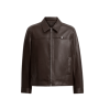 Dark Brown Leather Jacket Mens