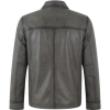 Dark-Gray-Leather-Jacket-Back Dark Gray Leather Jacket Back