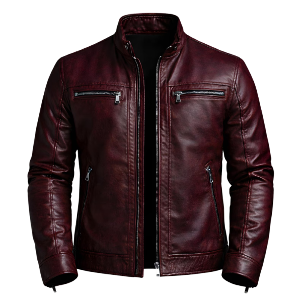 Dark-Red-Leather-Jacket Dark Red Leather Jacket