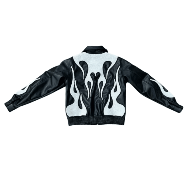 Graphic-Shirt-Leather-Jacket-Back Graphic Shirt Leather Jacket ack