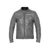 Gray Leather Jacket Mens