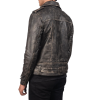 Jacket Leather Vintage Back