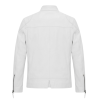 Jacket Leather White Back