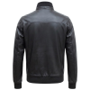 Leather Bomber Jacket Mens Back