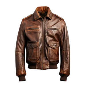 Leather Bomber Jacket Vintage