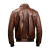 Leather-Bomber-Jacket-Vintage-Back Leather Bomber Jacket Vintage