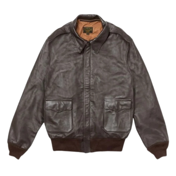 Leather-Bomber-Pilot-Jacket Leather Bomber Pilot Jacket