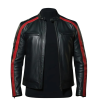 Leather Jacket Black and Red