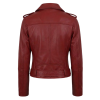 Leather-Jacket-Red-Back Leather Jacket Red Back
