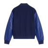 Leather Jacket Varsity Back