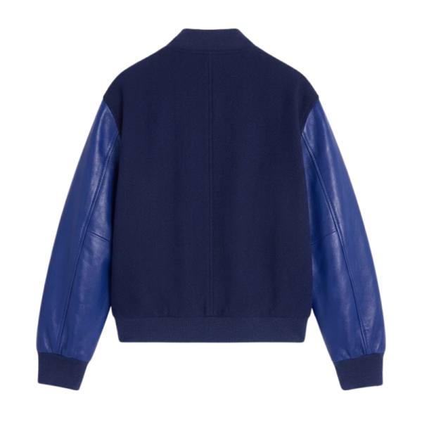 Leather Jacket Varsity Back