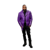 Leather Purple Jacket