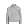 Light Gray Leather Jacket