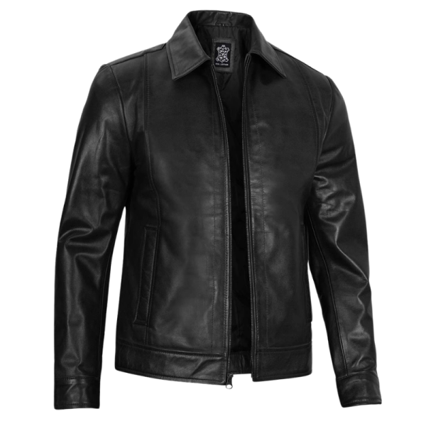 Long Black Leather Jacket